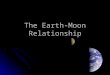 The Earth-Moon Relationship. What is revolution? - When an object moves around another object What is the revolution of the Earth? What is the revolution