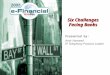 Six Challenges Facing Banks Presented by: Amir Hameed IP Telephony Practice Leader