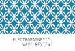 ELECTROMAGNETIC WAVE REVIEW. WAVES PROPERTIES REVIEW Amplitude  “…is the maximum distance that the particles of the medium carrying the wave move away
