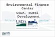 Environmental Finance Center USDA, Rural Development