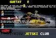 Yann GUETAT, jet pilot arm, competing in the veteran categories GP, SKI GP and F1 expert on Swiss championships, France FREEGUN Jetcross Championship Tour,