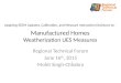 Applying SEEM Updates, Calibration, and Measure Interaction Decisions to: Manufactured Homes Weatherization UES Measures Regional Technical Forum June