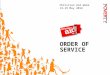 ORDER OF SERVICE Christian Aid Week 13–19 May 2012