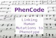 PhenCode Linking Human Mutations to Phenotype. PhenCode Brings the deep information on genotypes and phenotypes in locus specific databases (LSDBs) into