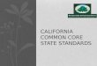 CALIFORNIA COMMON CORE STATE STANDARDS. COMMON CORE VIDEO