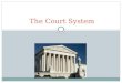 The Court System. The US Federal Court System The Current Supreme Court The court has final authority on cases involving the constitution, acts of Congress,