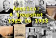 Images of the Depression America: A Snapshot 1929 to 1933 10/6/20151