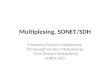 Multiplexing. SONET/SDH Frequency Division Multiplexing; Wavelength Division Multiplexing; Time Division Multiplexing SONET/SDH