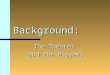 Background: The Theater and the Players. Before there were theaters… Acting was originally a transient endeavor. In other words, it was like the circus