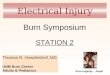 Electrical Injury Thomas R. Howdieshell, MD UNM Burn Center Adults & Pediatrics from tragedy… hope! Burn Symposium STATION 2