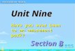 Unit Nine Have you ever been to an amusement park? Section B