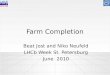 Farm Completion Beat Jost and Niko Neufeld LHCb Week St. Petersburg June 2010