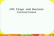 Sahar Mosleh California State University San MarcosPage 1 CPU Flags and Boolean Instructions