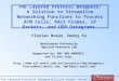 The Layered Protocol Wrappers 1 Florian Braun, Henry Fu The Layered Protocol Wrappers: A Solution to Streamline Networking Functions to Process ATM Cells,