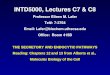 INTD5000, Lectures C7 & C8 Professor Eileen M. Lafer Tel#: 7-3764 Email: Lafer@biochem.uthscsa.edu Office: Room 415B THE SECRETORY AND ENDOCYTIC PATHWAYS