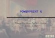POWERPOINT 6 Toward a More Perfect Union, 1783 - 1788