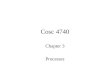 Cosc 4740 Chapter 3 Processes. What is a Process?