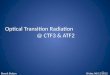 Optical Transition Radiation @ CTF3 & ATF2 Benoit BolzonBI day, 06/12/2012 1