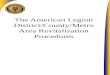 The American Legion District/County/Metro Area Revitalization Procedures