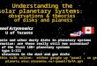 Understanding the extrasolar planetary systems : observations & theories of disks and planets Pawel Artymowicz U of Toronto 1. Beta Pictoris and other