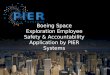Boeing Space Exploration Employee Safety & Accountability Application by PIER Systems