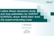 J. Rodnizki SARAF, Soreq NRC HB2008, August, 2008 Nashville TN Lattice Beam dynamics study and loss estimation for SARAF/ EURISOL driver 40/60 MeV 4mA