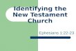 Identifying the New Testament Church Ephesians 1:22-23
