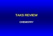TAKS REVIEW CHEMISTRY. Scientific Method Using Data Tables