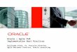 Industry specific cover image Oracle | Agile PLM Implementation Best Practices Guillaume Vives, Sr. Practice Director Agile National Practice, Oracle consulting
