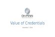Value of Credentials November 7, 2014. Today’s Webinar Critical Shortages and Common Skill Needs Benefits of Assessments and Credentials NAM-endorsed