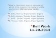 * Bell Work 11.20.2014 * What is the correct level of organization within living systems? Be ready to justify your answer. Get out your cards. * A. Cells,