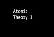 Atomic Theory 1. What Happens in Vegas stays in Vegas