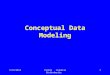 9/19/2012ISC329 Isabelle Bichindaritz1 Conceptual Data Modeling