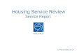 Housing Service Review Service Report 24 November 2014