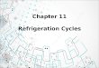 Chapter 11 Refrigeration Cycles 1. OUTLINE Refrigerators And Heat Pumps The Reversed Carnot Cycle The Ideal Vapor-compression Refrigeration Cycle Actual