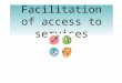 Facilitation of access to services. L/O – To know the different types of barriers that prevent service users accessing services