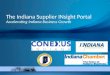 The Indiana Supplier INsight Portal Accelerating Indiana Business Growth