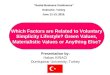 Which Factors are Related to Voluntary Simplicity Lifestyle? Green Values, Materialistic Values or Anything Else? Presentation by: Hakan KIRACI Dumlupinar