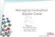 Managing Innovation Evista Case Morgane … Maël Bourguignon Jonathan Calvet Axel Caborderie