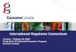 International Regulome Consortium Toronto – October 29, 2005 Cindy Bell, VP, National Genomics Program Genome Canada