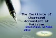 The Institute of Chartered Accountant of Pakistan Education Scheme 2013 1GCA Official 