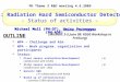 WP4: Radiation Hard Semiconductor Detectors - Status of activities - Michael Moll (PH-DT), Heinz Pernegger (PH-ADE) PH Theme 3 R&D meeting 4.6.2009  WP4