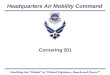 Headquarters Air Mobility Command Enabling the “Global” in “Global Vigilance, Reach and Power!” Cornering 201