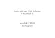 National Liver EQA Scheme Circulation S March 21 st 2006 Birmingham