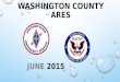 WASHINGTON COUNTY ARES JUNE 2015. NOTES! VISITORS Please leave an email address on the sign up sheet