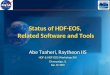 1 Status of HDF-EOS, Related Software and Tools. 2 TOOLKIT / HDF-EOS Support