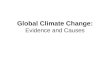 Global Climate Change: Evidence and Causes. Predator/Prey Graphs