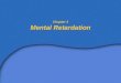 Chapter 4 Mental Retardation. Definitions of Mental Retardation AAMR’s 1983 definition in IDEA –Significantly subaverage intellectual functioning –Deficits
