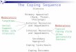The Coping Sequence Stressor Primary Appraisal (Harm, Threat, Challenge) External Resources and Impediments Tangibles Social Support Other life stressors