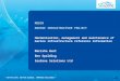 > BETTER DATA, BETTER SCIENCE, IMPROVED DECISIONS < MEDIN MARINE INFRASTRUCTURE PROJECT Harmonisation, management and maintenance of marine infrastructure